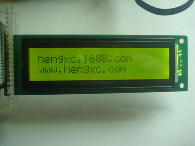 迈入高端 恒讯创LCD2002黄绿底黑字显示屏新品深度爆料
